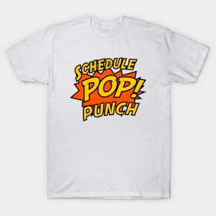 SchedulePop Punch! stacked logo T-Shirt